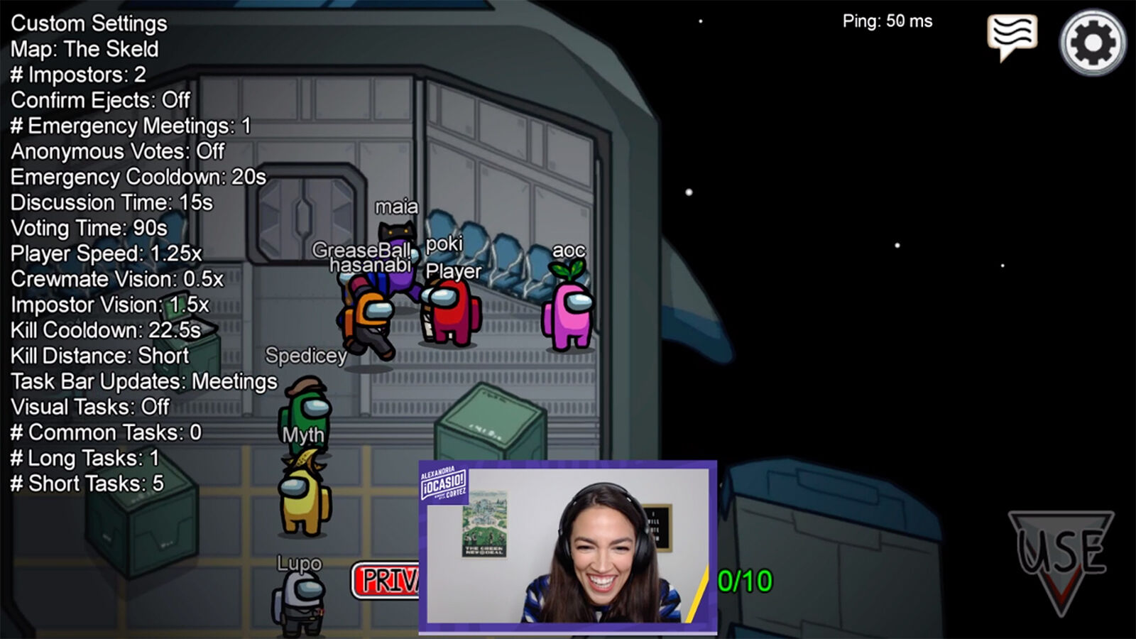 Alexandria Ocasio-Cortez on Twitch